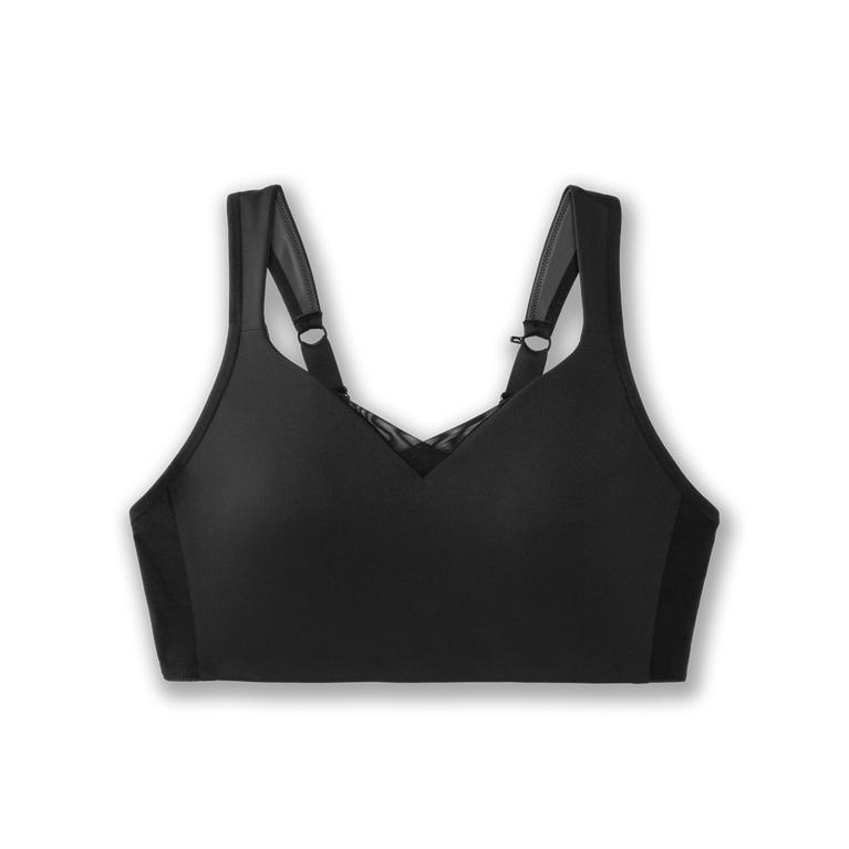 Brooks DRIVE CONVERTIBLE Running Bra Womens Online - Black (CEU196408)